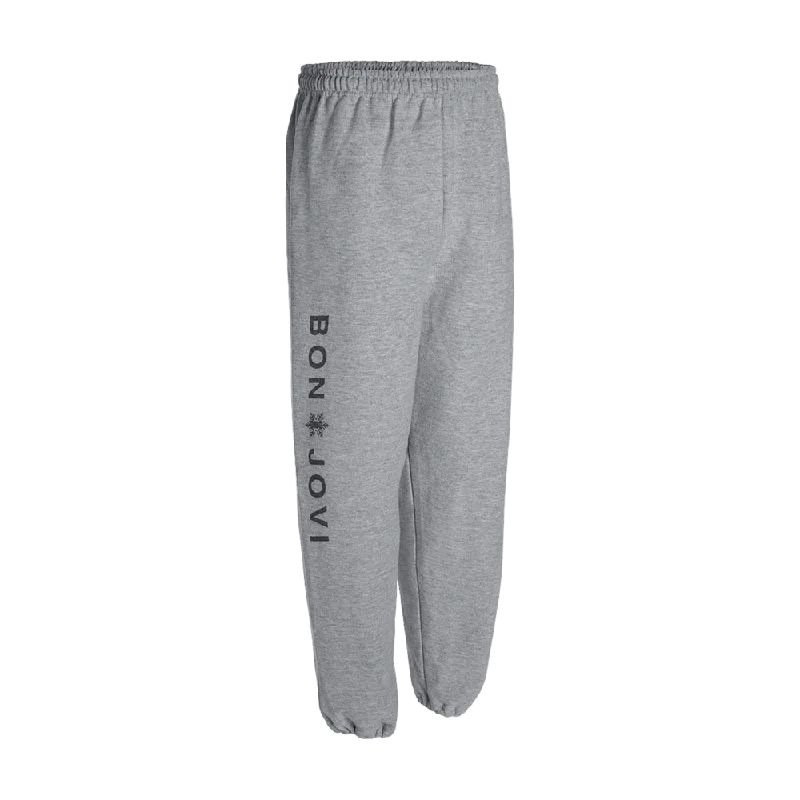 Mom JeansBon Jovi Grey Sweatpants