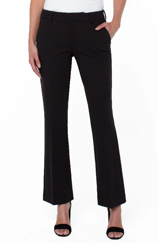 Stirrup PantsLiverpool Kelsey Flare Ponte Pants In Black