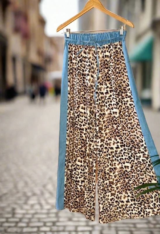 Running PantsThe Animal Print Italian Palazzo Pants