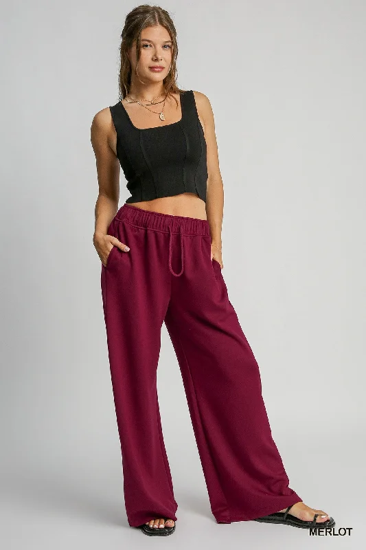 Fishing PantsUmgee NeoKnit Merlot Pull-On Sweatpants