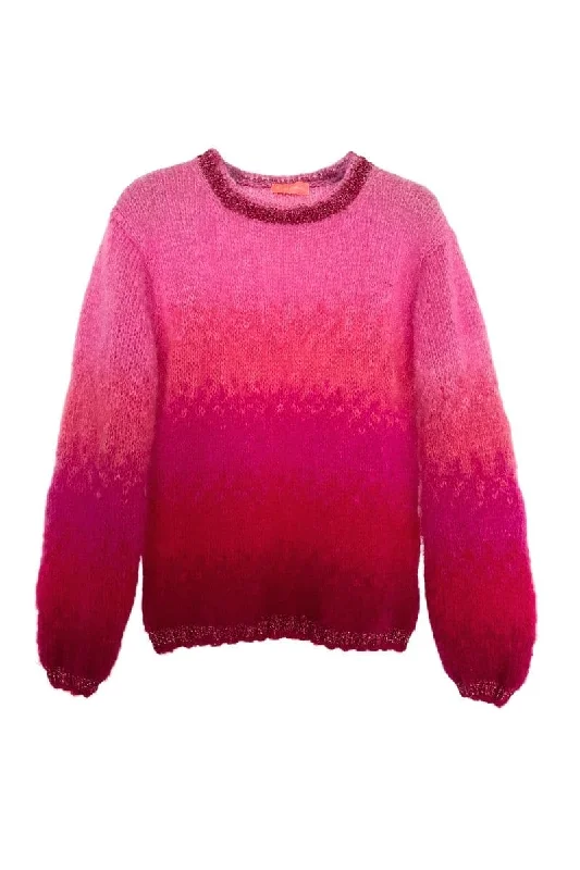 Knitted CardiganROSE TIE&DYE PULL MOHAIR SWEATER