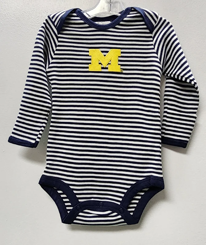 Knit FormalUnisex L/S University of Michigan Bodysuit