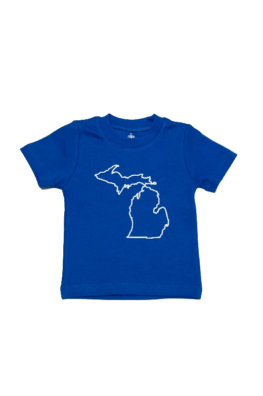 Knit SummerUnisex State of Michigan S/S T-Shirt (Click for colors)