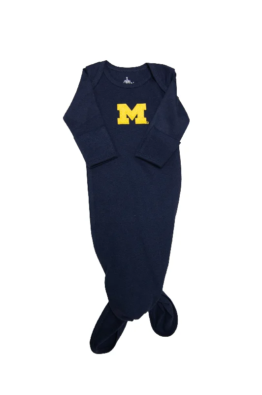 Knit SpringUnisex University of Michigan Knotted Gown