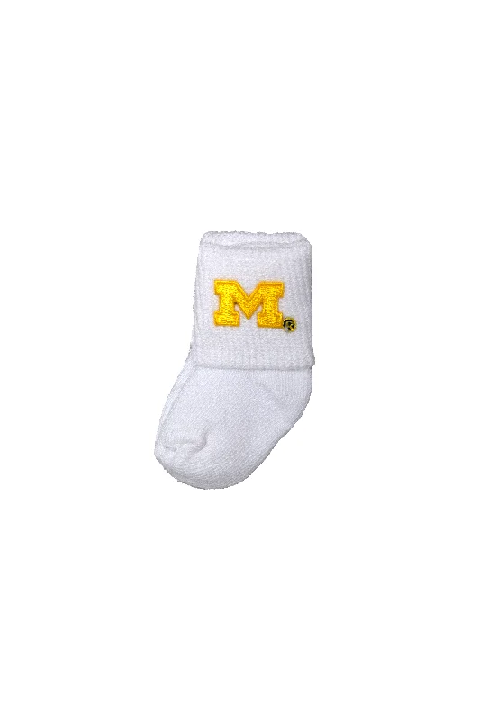 Knitted SummerUnisex University of Michigan Socks (Click for colors)