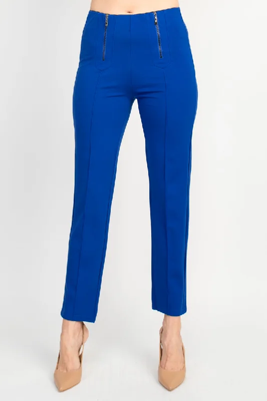 Hiking PantsNicole Miller banded mid waist solid millennium pant