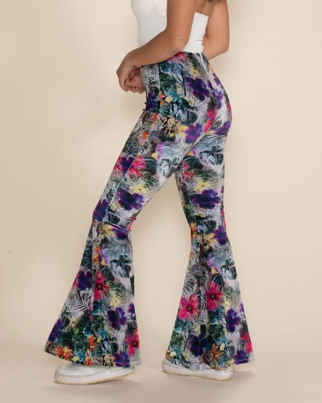 Biker PantsWomen's Velvet Flare Pant | Safari Garden