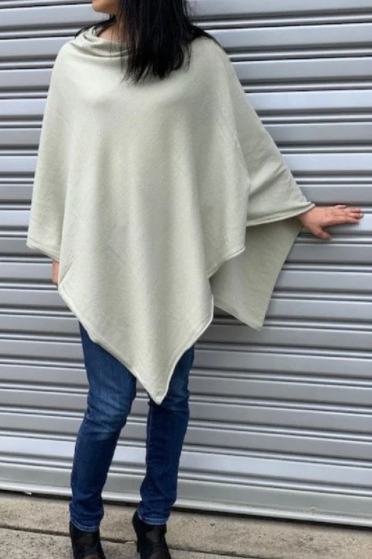 Knit HeavyweightZura Poncho Cashmere Viscose Blend All Colours